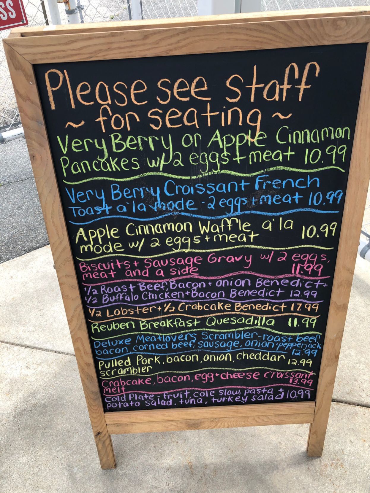 Midfield Cafe specials